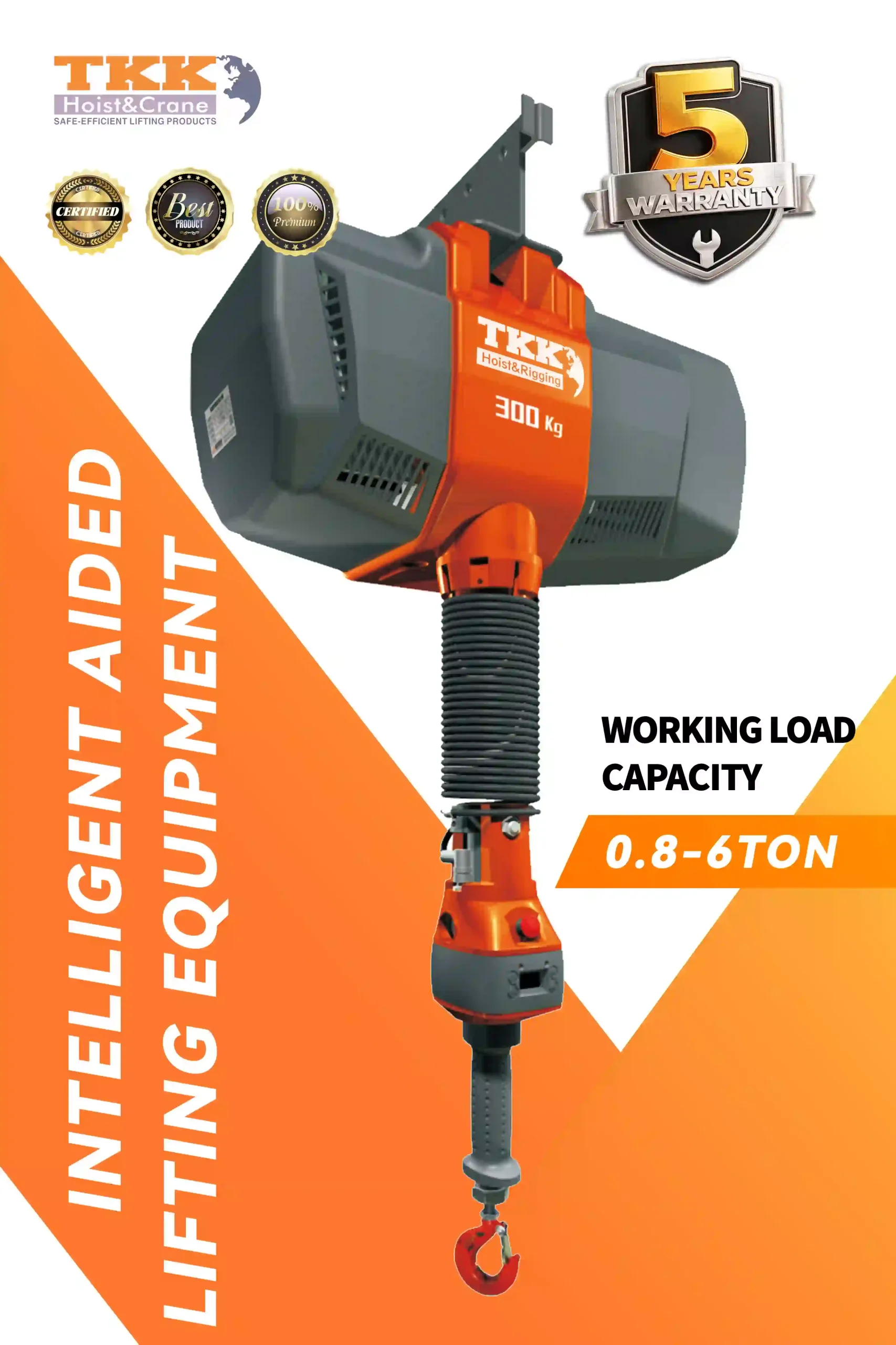 TKK LAH Intelligent Lifting Equipment – Smart Servo Controlled Lifting System 80kg to 600kg